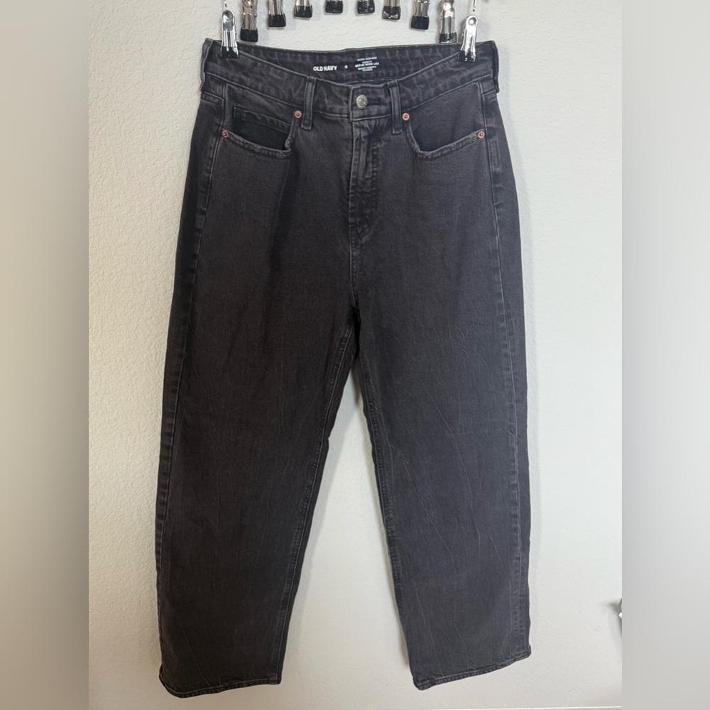 Old Navy Extra High Rise Curvy Wide Leg Jeans